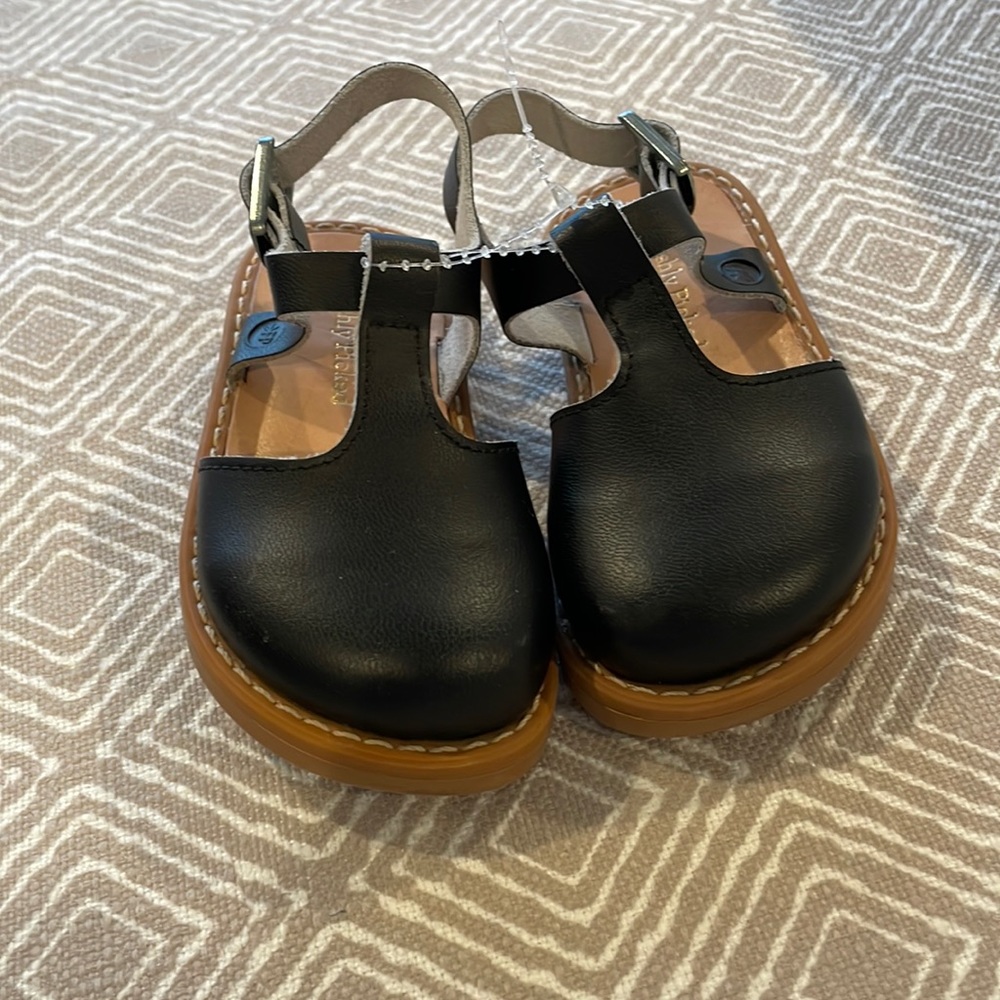FRESHLY PICKED LEATHER NEWPORT CLOGS - BLACK SIZE 5